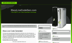 Xboxlivecodesgen.com thumbnail