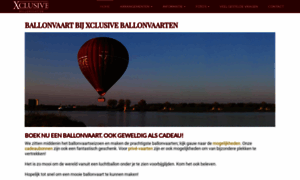 Xclusiveballonvaarten.nl thumbnail