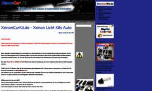 Xenoncarkit.de thumbnail