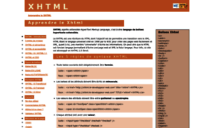 Xhtml.le-developpeur-web.com thumbnail