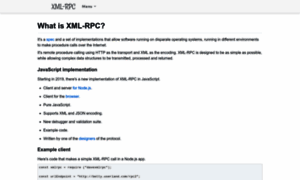 Xml-rpc.org thumbnail