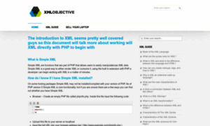 Xmlobjective.com thumbnail