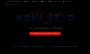Xonotic.org thumbnail
