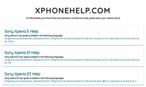 Xphonehelp.com thumbnail