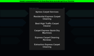 Xpresscarpetcleaning.com thumbnail