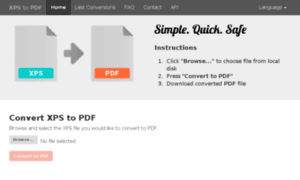 Xps2pdf.info thumbnail