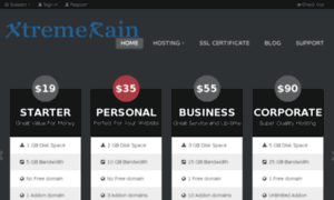 Xrainhost.com thumbnail