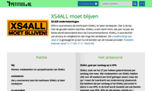 Xs4allmoetblijven.petities.nl thumbnail