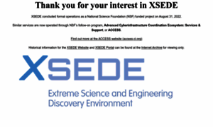 Xsede.org thumbnail