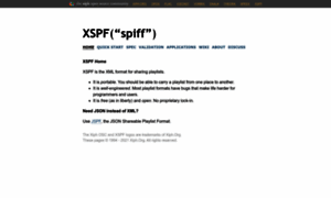 Xspf.org thumbnail