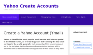 Yahoocreateaccounts.com thumbnail