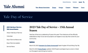 Yaledayofservice.org thumbnail
