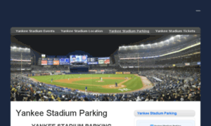 Yankeestadiumparking.com thumbnail