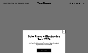 Yanntiersen.com thumbnail