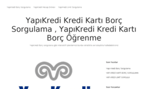 Yapikrediborcsorgulamaci.com thumbnail