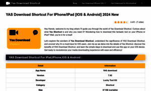 Yasdownloadshortcut.in thumbnail