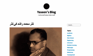 Yaseenx.wordpress.com thumbnail