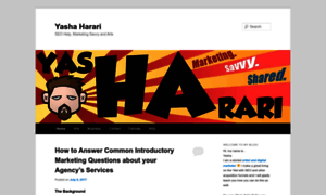 Yasha.harari.org thumbnail