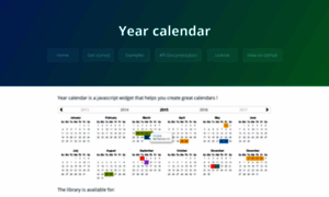 Year-calendar.github.io thumbnail