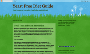 Yeast-free-diet-guide.blogspot.com thumbnail