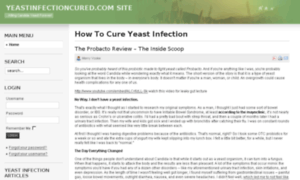 Yeastinfectioncured.com thumbnail