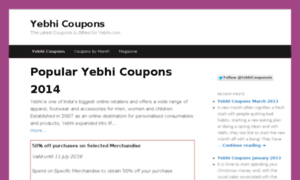 Yebhi-coupons.in thumbnail
