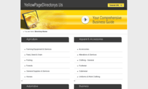 Yellowpagedirectorys.us thumbnail