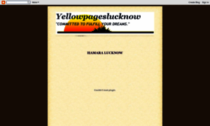 Yellowpageslucknow.blogspot.com thumbnail