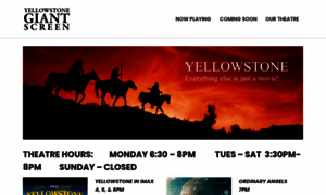 Yellowstonegiantscreen.com thumbnail