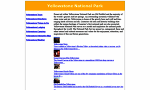 Yellowstonenationalpark.org thumbnail