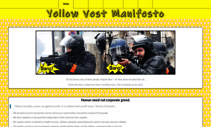 Yellowvestmanifesto.com thumbnail