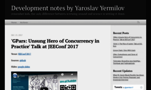 Yermilov.github.io thumbnail