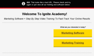 Yes.igniteacademy.training thumbnail