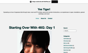 Yestiger.wordpress.com thumbnail