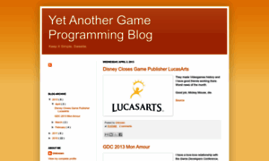 Yetanothergameprogrammingblog.blogspot.in thumbnail