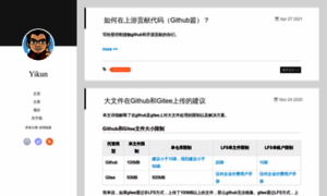 Yikun.github.io thumbnail