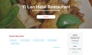 Yilanhalalrestaurant.com thumbnail