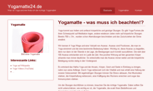 Yogamatte24.net thumbnail