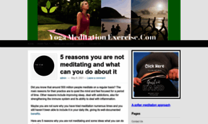 Yogameditationexercise.com thumbnail