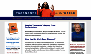 Yoganandafortheworld.com thumbnail