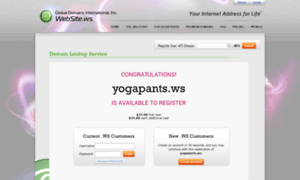 Yogapants.ws thumbnail