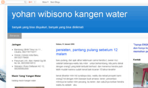 Yohanwibisonokangenwater.blogspot.co.id thumbnail