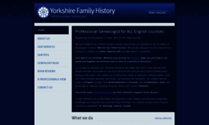 Yorkshirefamilyhistory.org thumbnail