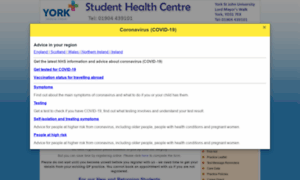 Yorkstudenthealthcentre.co.uk thumbnail