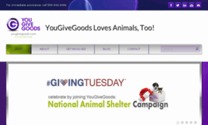 Yougivegoodslovesanimals.yougivegoods.com thumbnail