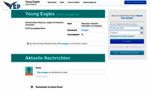 Youngeagles.kadermanager.de thumbnail