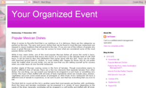 Your-organizedevent.blogspot.com thumbnail