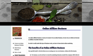 Your-own-affiliate-business.com thumbnail