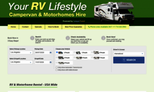 Your-rv-lifestyle.campertravelbookings.com thumbnail