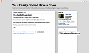 Yourfamilyshouldhaveashow.blogspot.com thumbnail